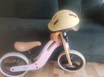 Rowerek biegowy uniq pink kinderkraft plus kask bobike