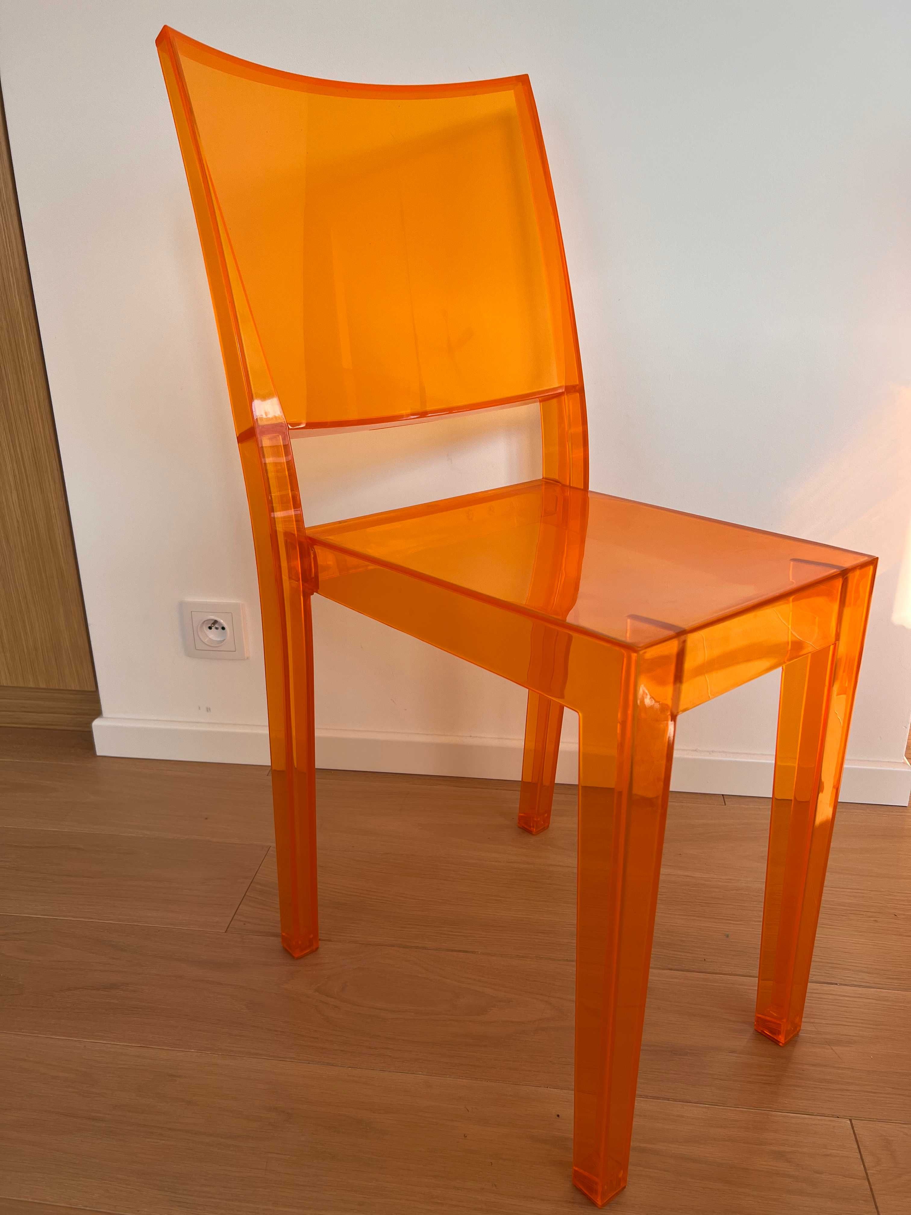 Kartell Krzesło La Marie jasno pomarańczowe -2 krzesła