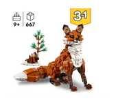 LEGO Creator Leśne Zwierzęta 3 w 1 | LIS / SOWA / WIEWIÓRKA | RUCHOME