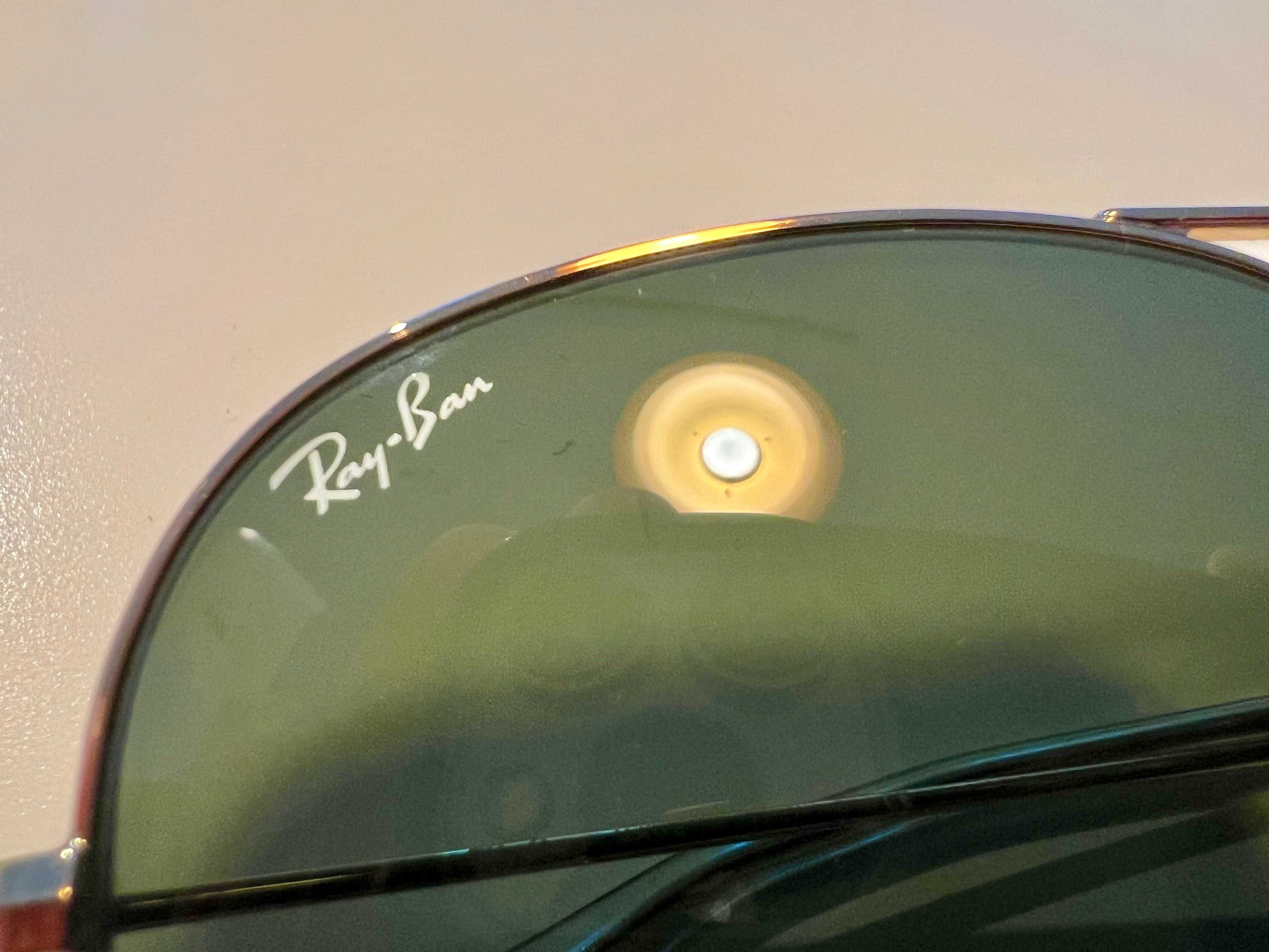 Óculos de sol Ray-Ban Aviator Large Metal 55-14 impecável