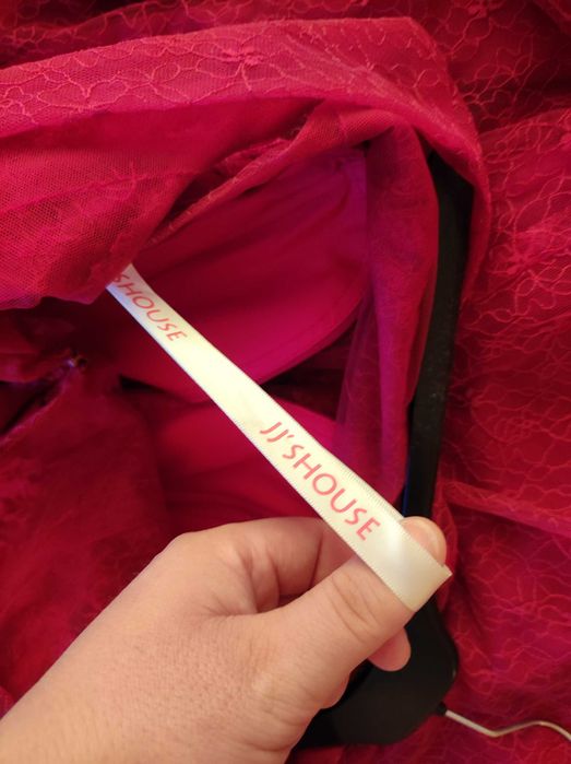 Bordowa suknia r. 38/40