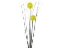 Trawa sztuczna kwitnąca gałązka z kulkami wysoka 80 cm kolory