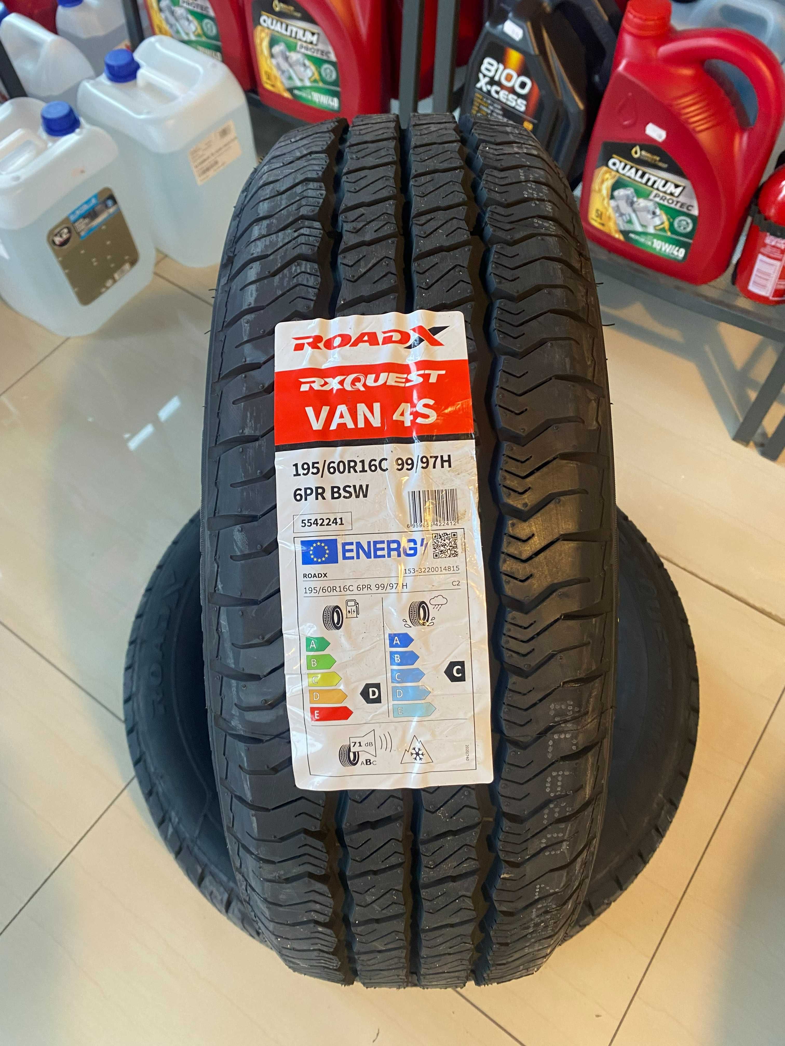 NOWE Opony opona wielosezonowe całoroczne ROADX 195/60R16C VAN 99/97H