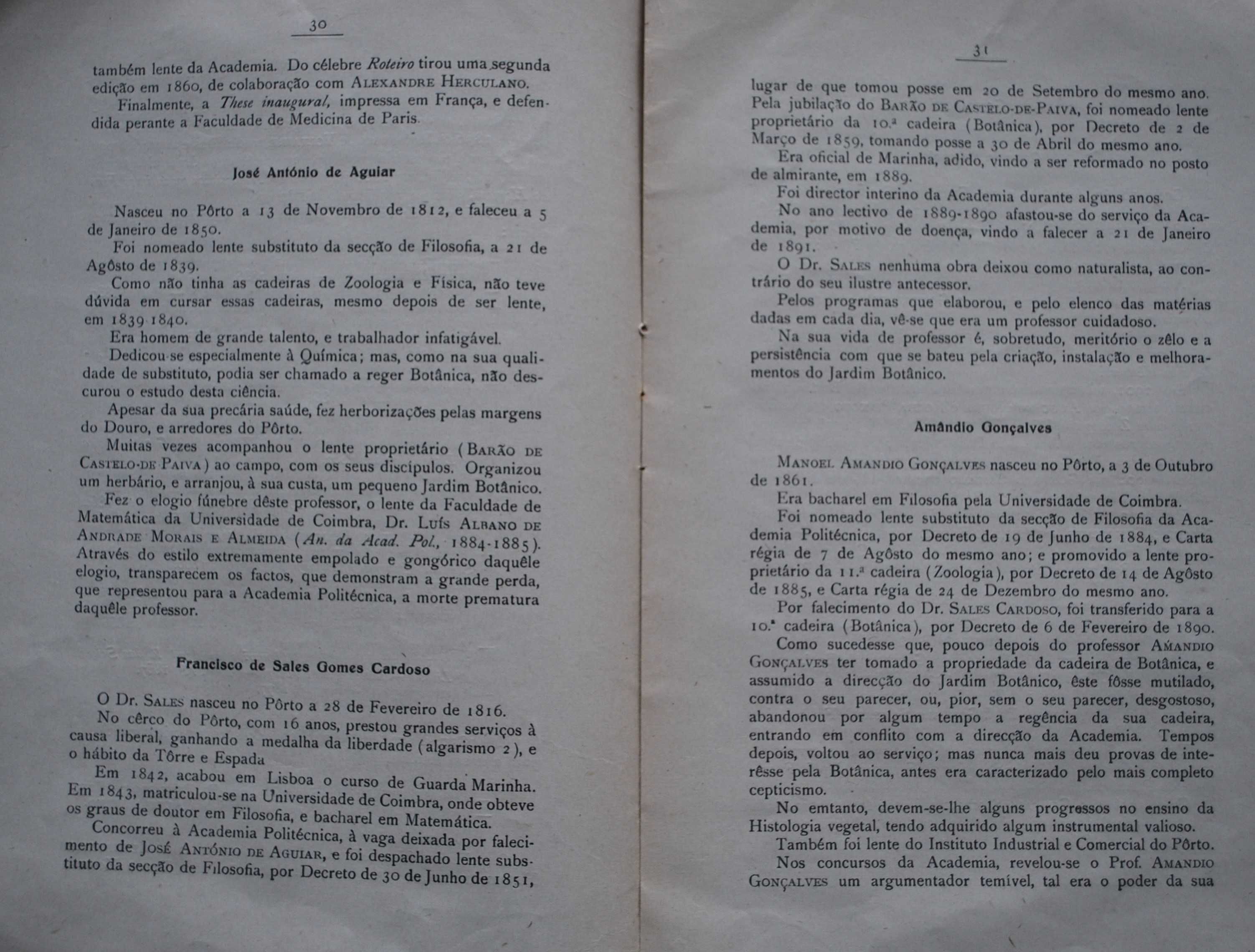 A Botânica no Porto de Américo Pires de Lima - 1º Edição 1942