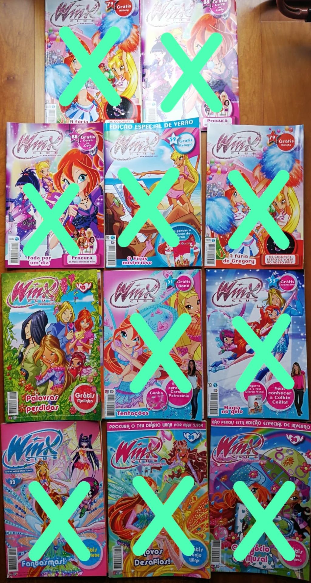 Revistas Winx, Barbie, Princesas