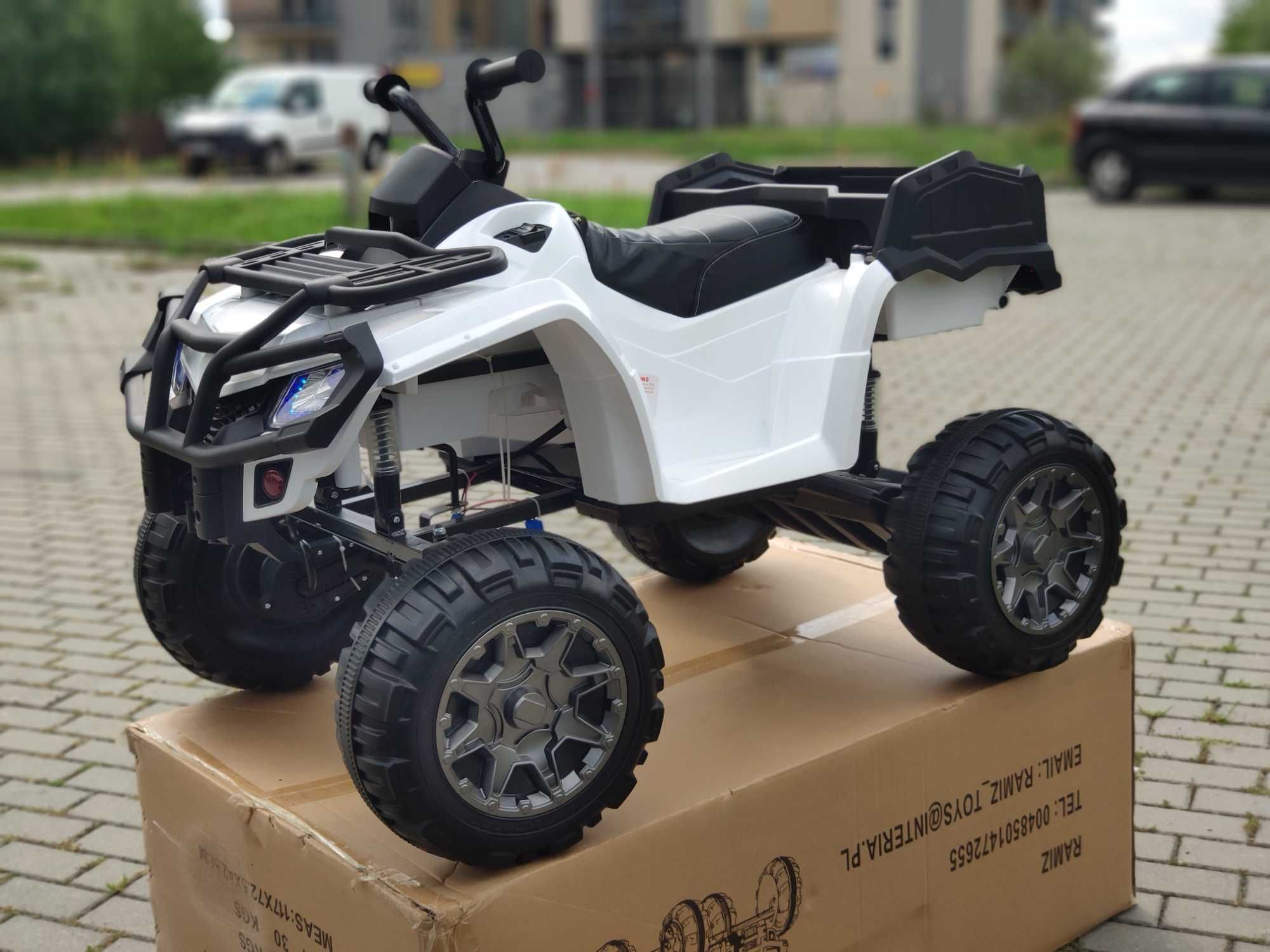 Nowy DUŻY QUAD ATV 4x4 na akumulator 12V10Ah