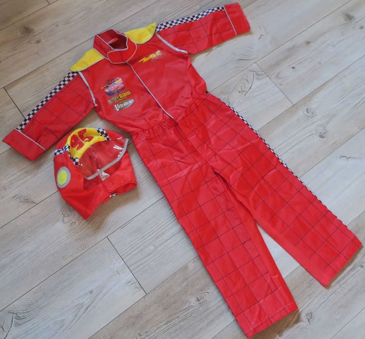 Strój karnawałowy Zygzak McQeen roz 116, 5-6 l Disney