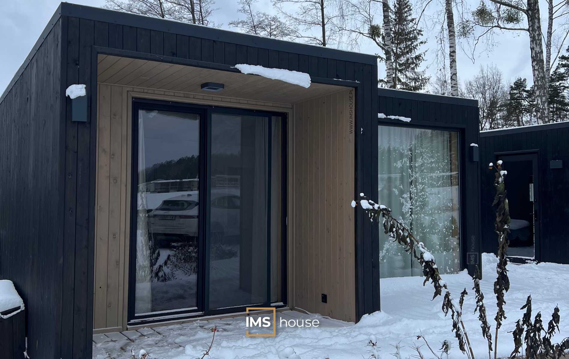 Dom prefabrykowany szkieletowy całoroczny SSO na zgłoszenie 50m2