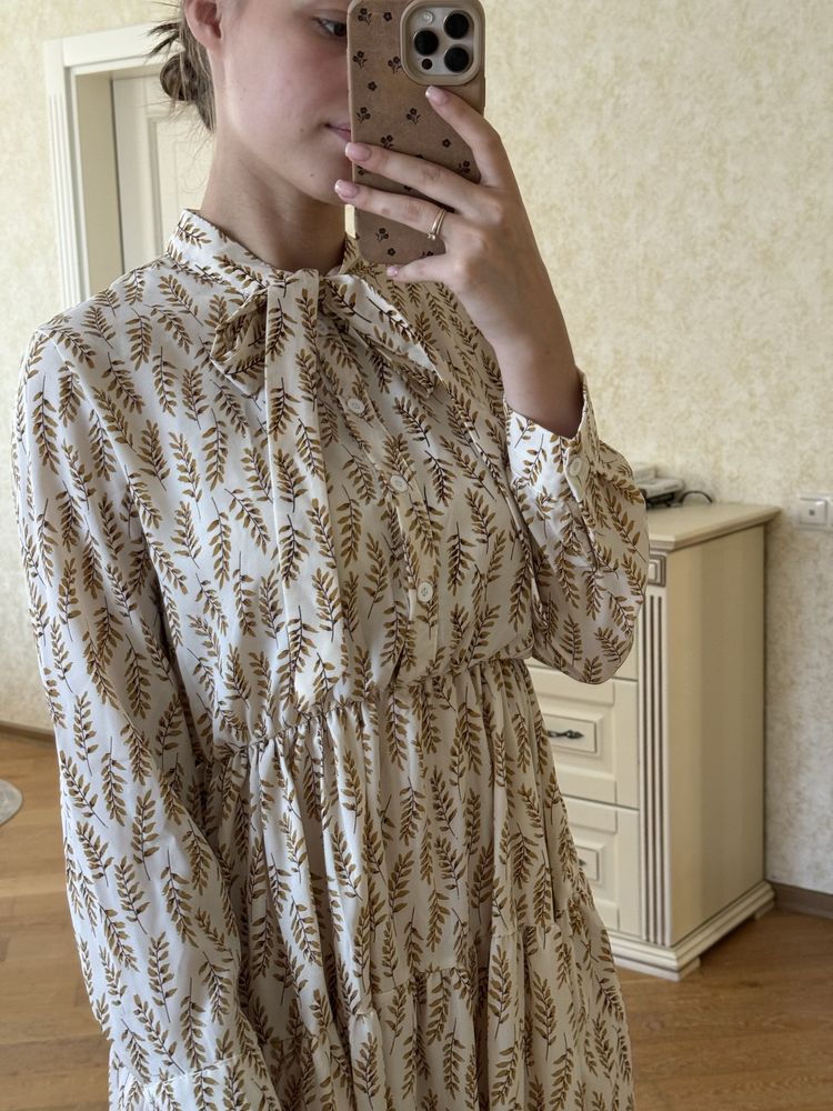 Повсякденна сукня у квіточки