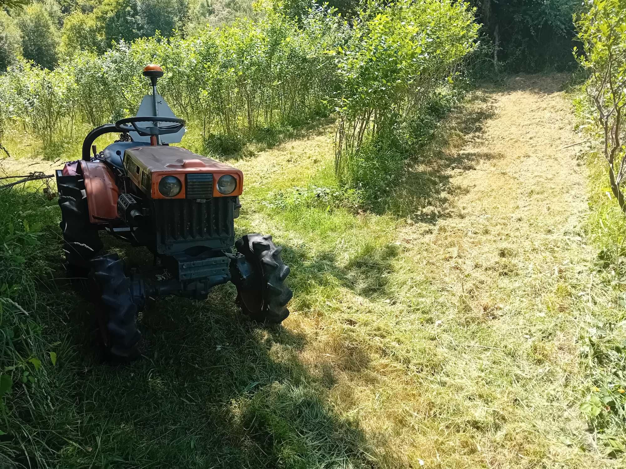 Trator kubota b6000 com capinadeira