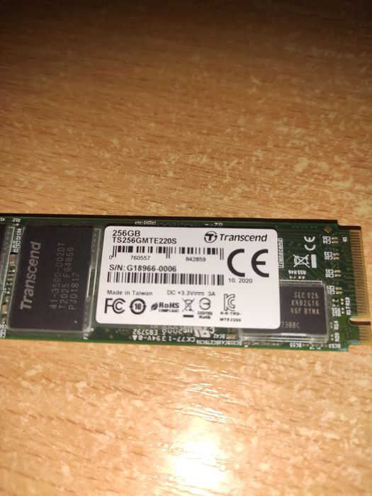 ssd 480gb, 256gb не працюють