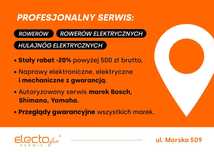 SERWIS Rowerów Ebike Hulajnogi -20% powyżej 500 zł. ul. Morska 509