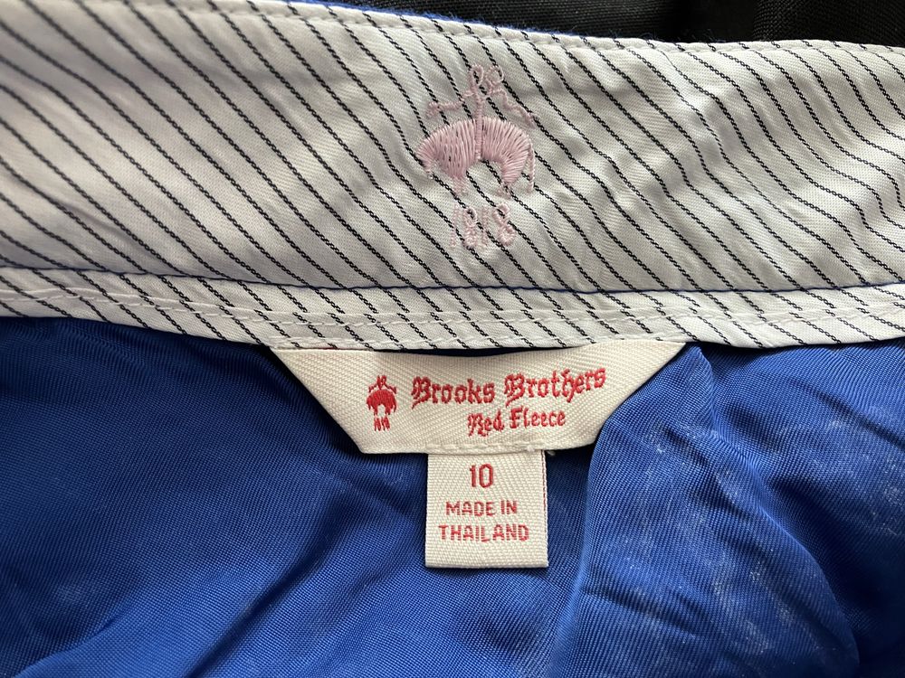 Spódniczka Brooks Brothers kobaltowa