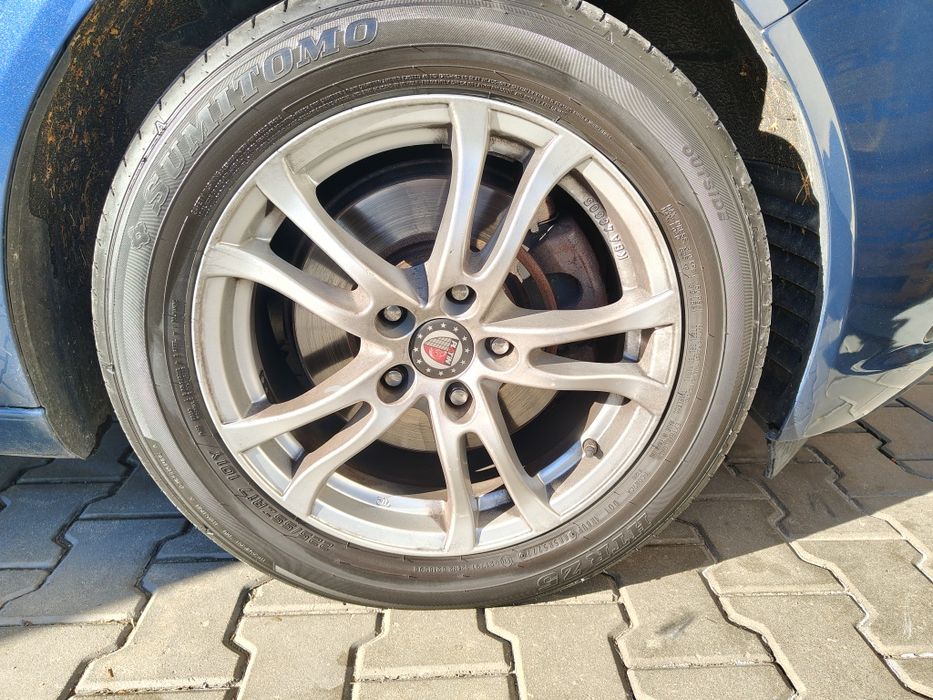 Koła felgi  aluminiowe 5x120 Platin opony letnie 225/55/17 Opel BMW