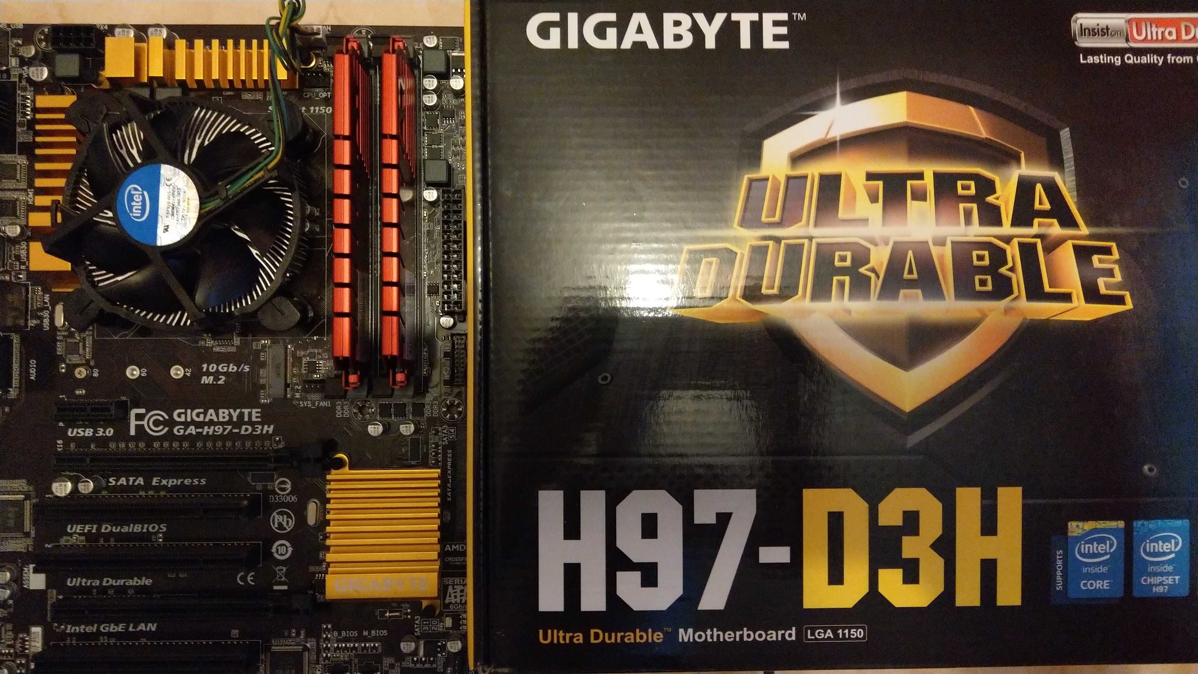 gigabyte h 97 d3h +ram geil 8gb