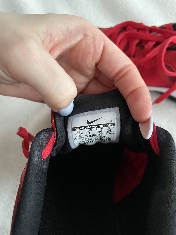 Buty nike dual fusion x2 rozm. 39 24.5cm czerwone nowe