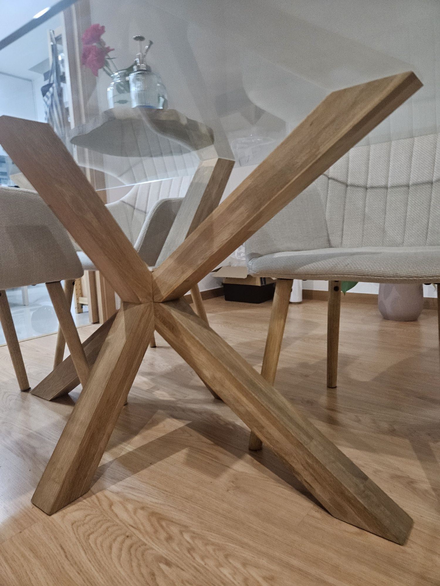 Mesa de jantar Vidro