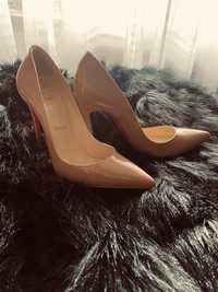 Buty Christian Louboutin So Kate Nude r. 37.5