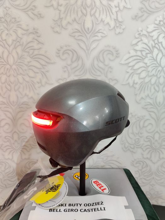Kask uniwersalny Scott doppio z lampką LED rozmiar S mips