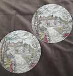 Porcelana inglesas 2 pratos