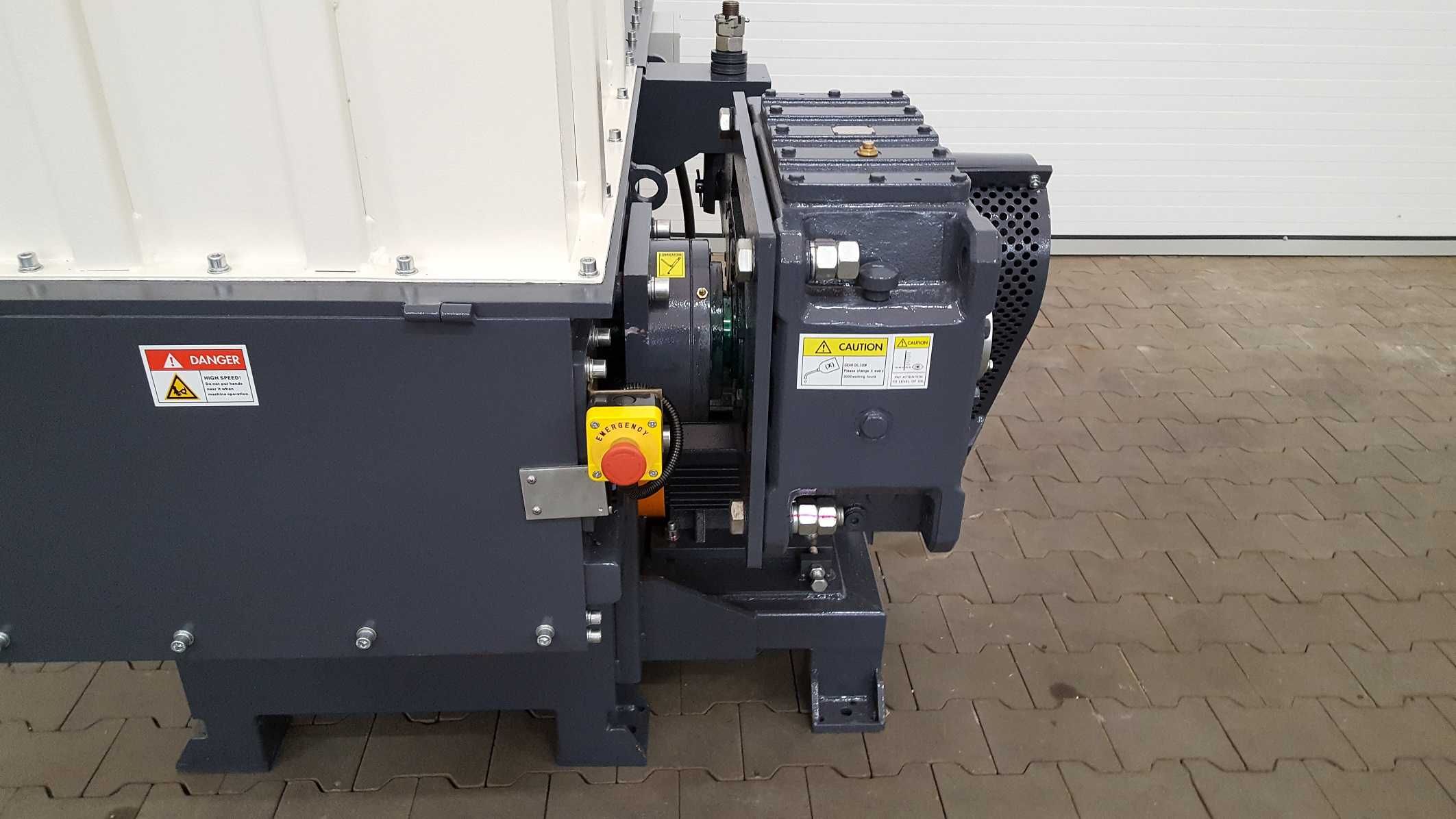 Kruszarka Rozdrabniacz Rębak Shredder rotor dł 600mm 18.5kW