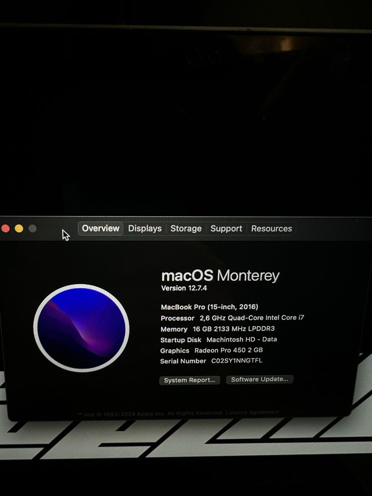 Macbook Pro 256Gb Retina 15” Com touch bar Ótimo estado.