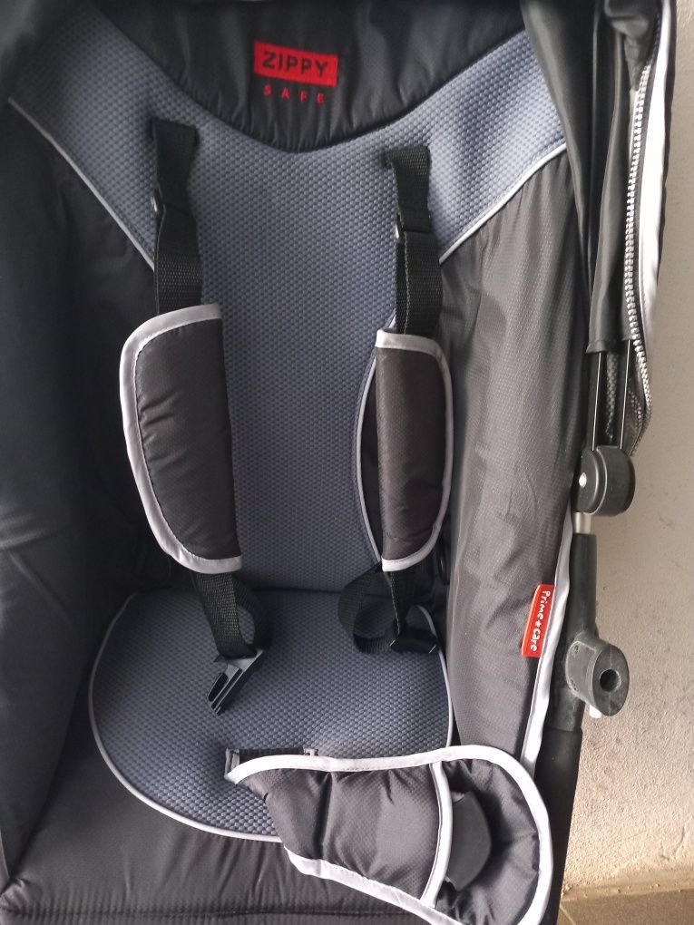 Conjunto Carrinho+Cadeira+Ovo+Isofix com acessórios