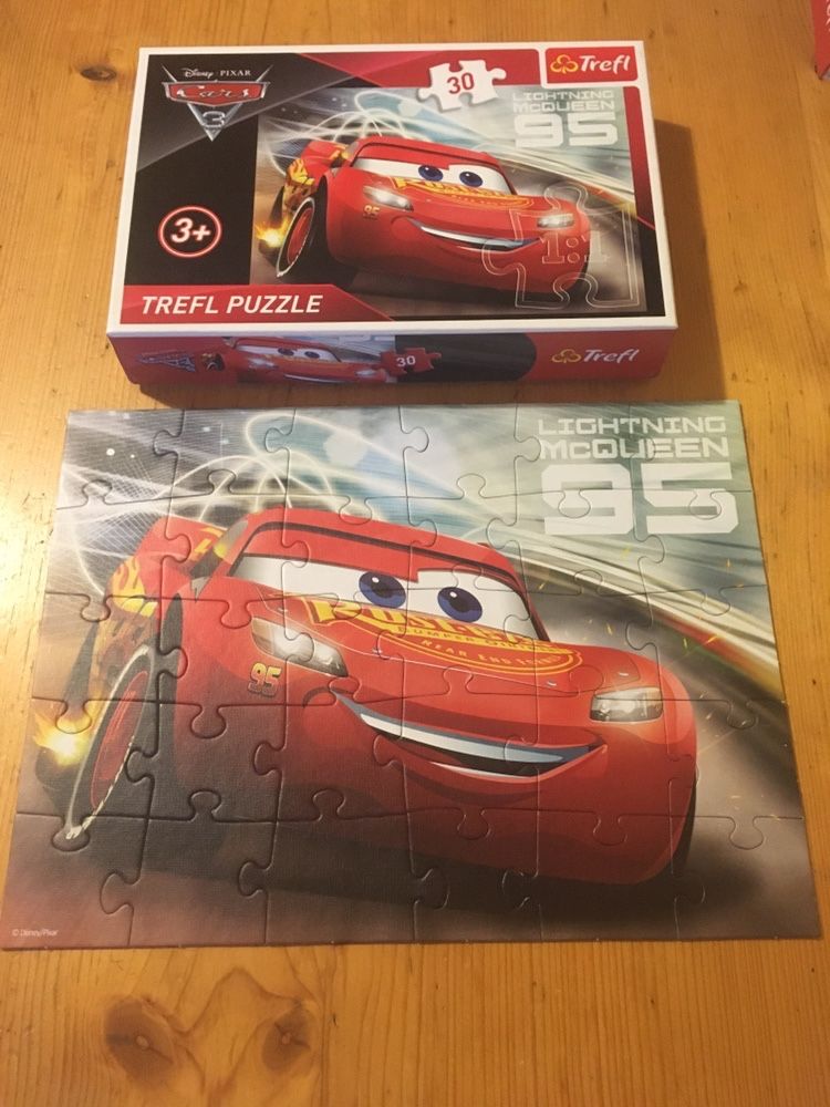 Puzzle Zyg Zag McQueen, Trefl 30 elementów