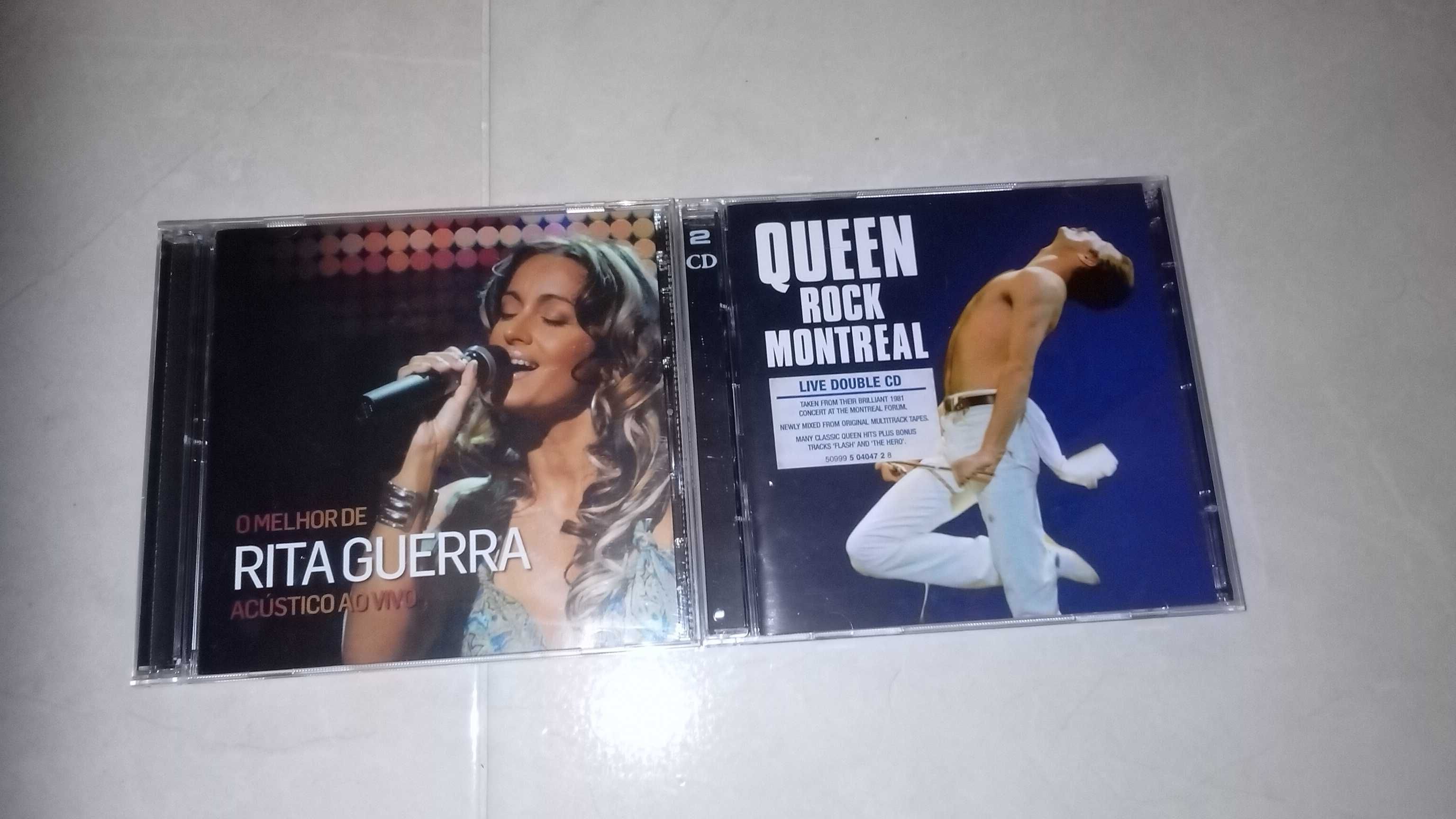 cds duplos musica Rita Guerra,Quenn e cds simples