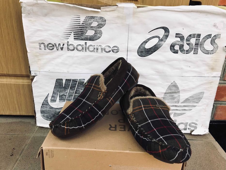 Тапочки на меху Barbour Monty Classic лоферы