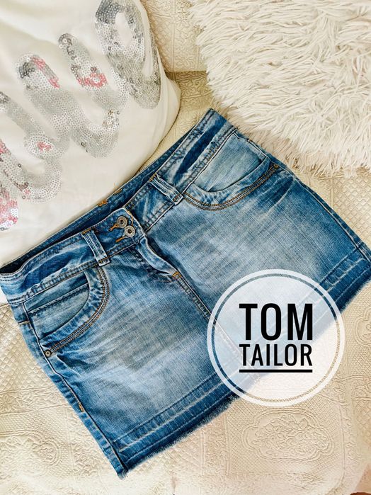 Jeansowa mini Tom Tailor 38