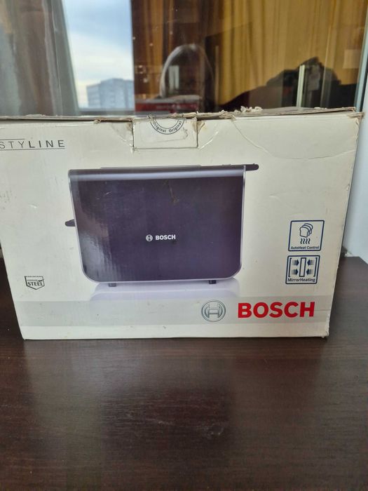 Тостер BOSCH модель TAT8613 GB/01, 860 W, цвет черный