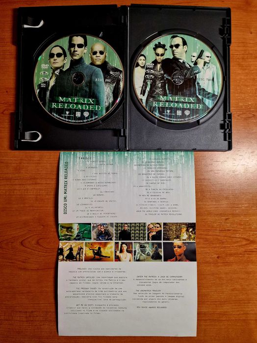 Trilogia MATRIX 5DVDS(Keanu Reeves/Carrie-Anne Moss/Laurence Fishburn)
