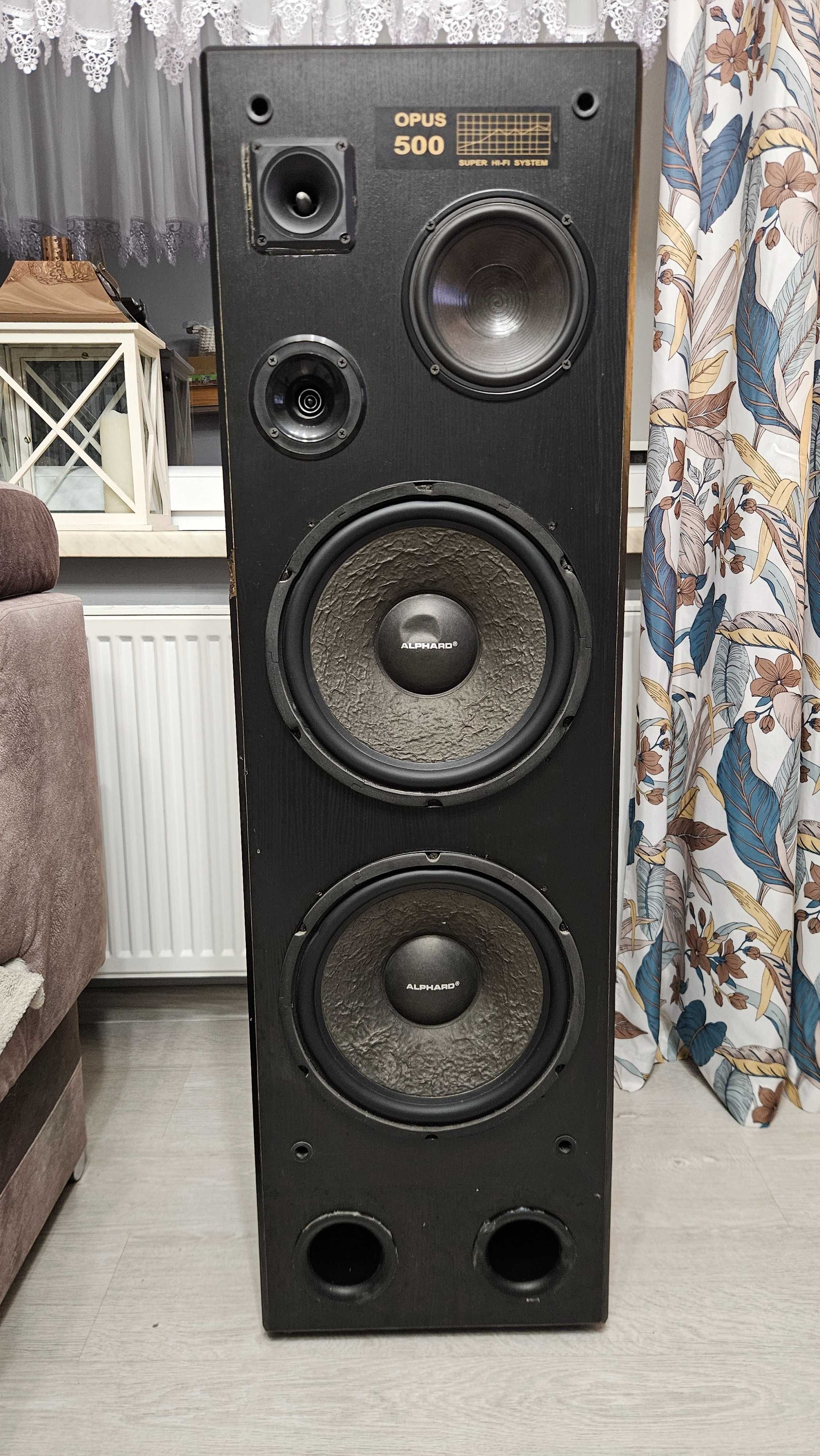 Kolumny głośnikowe po renowacji AudioMega z glosnikami ALPHARD