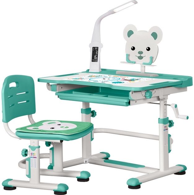 Парта та стілець трансформери Evo - kids XL( з лампою)