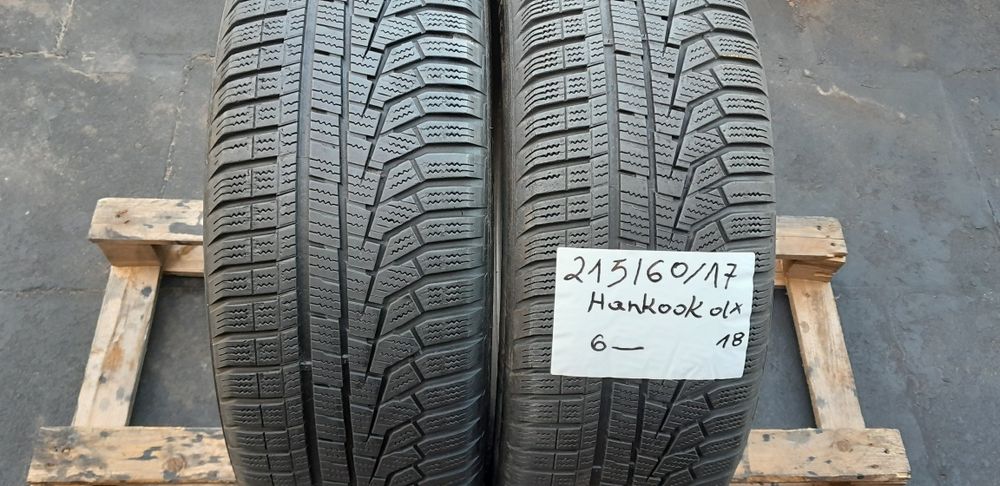 Opony Zimowe 215÷60÷17÷HANKOOK.Rok 2018.Cena 115 szt.Montaż.Wysyłka.