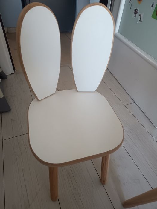 Krzesło zajączek i stolik lisek