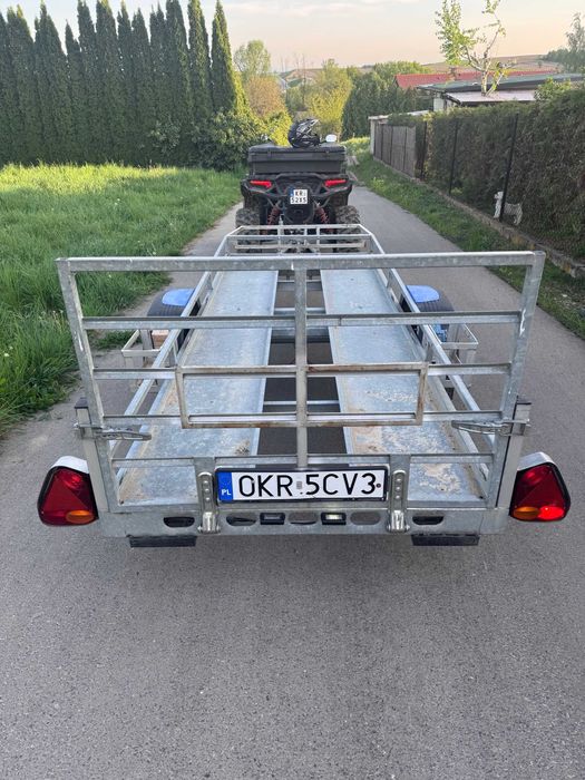 Przyczepka WIOLA W600 - na dwa quady z najazdem. DMC 750kg