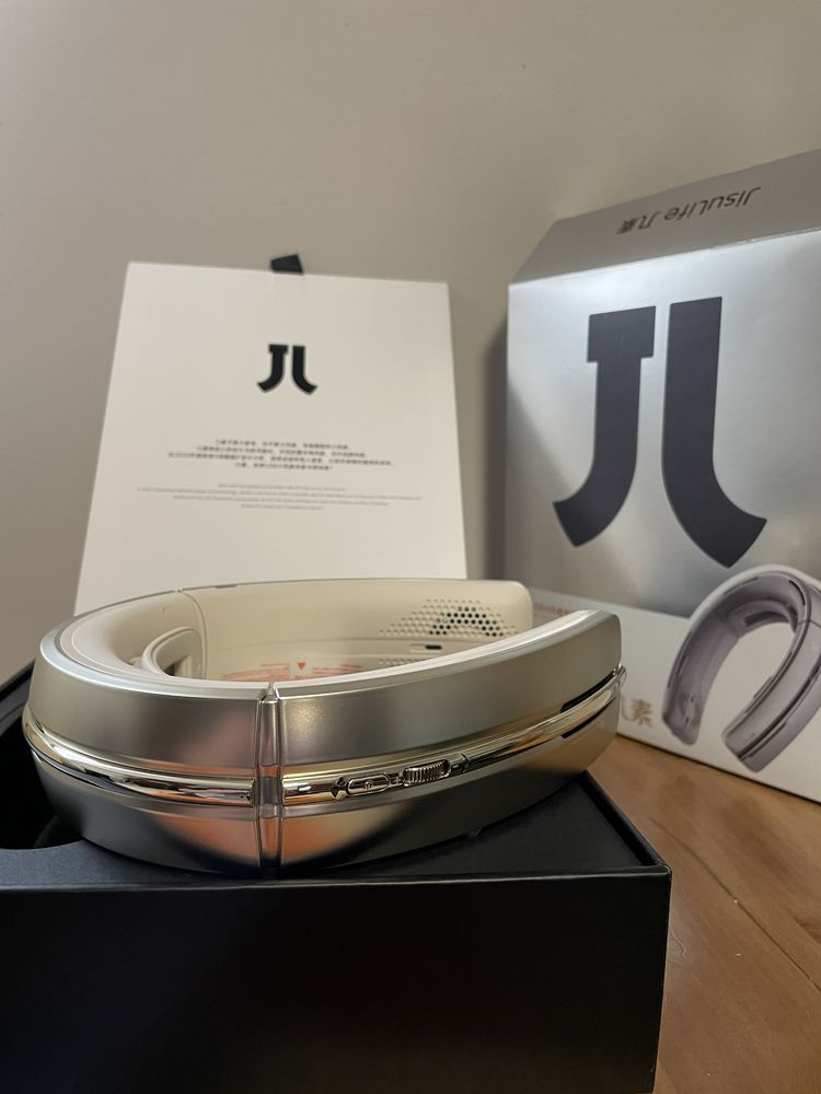 JISULIFE Przenośny Wentylator na Szyjęa