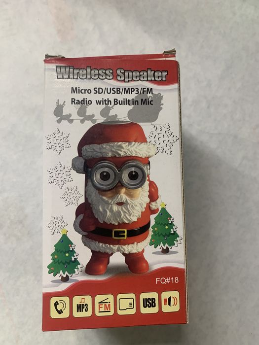 Coluna bluetooth pai natal