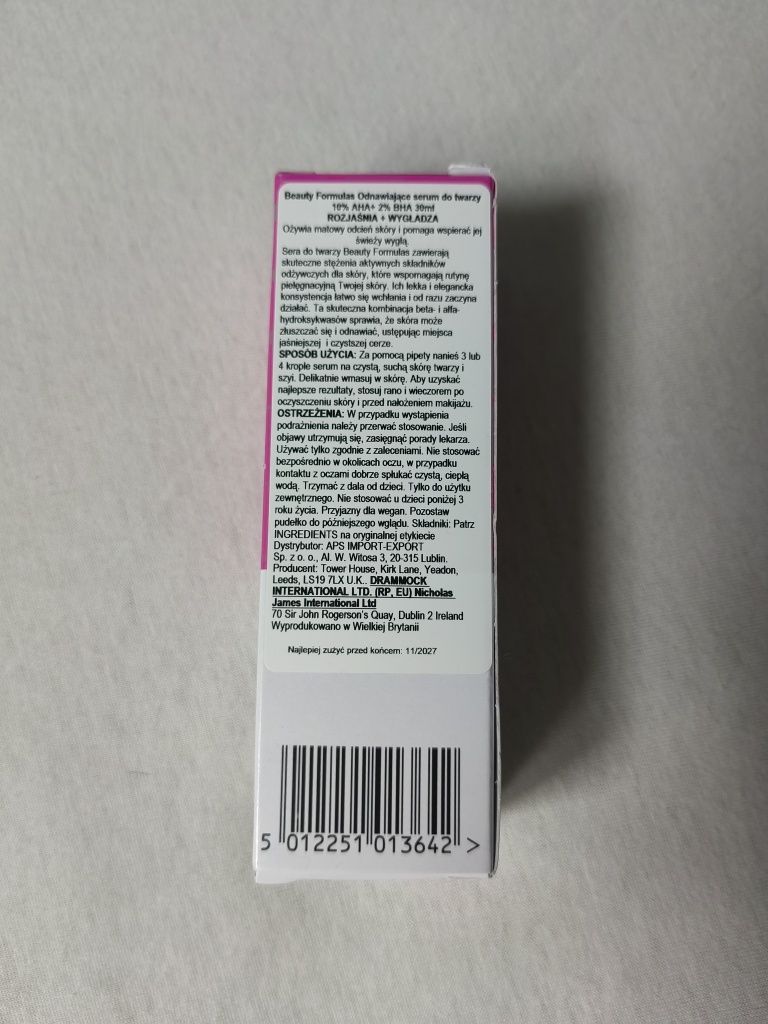 Serum do twarzy 10%AHA + 2% BHA