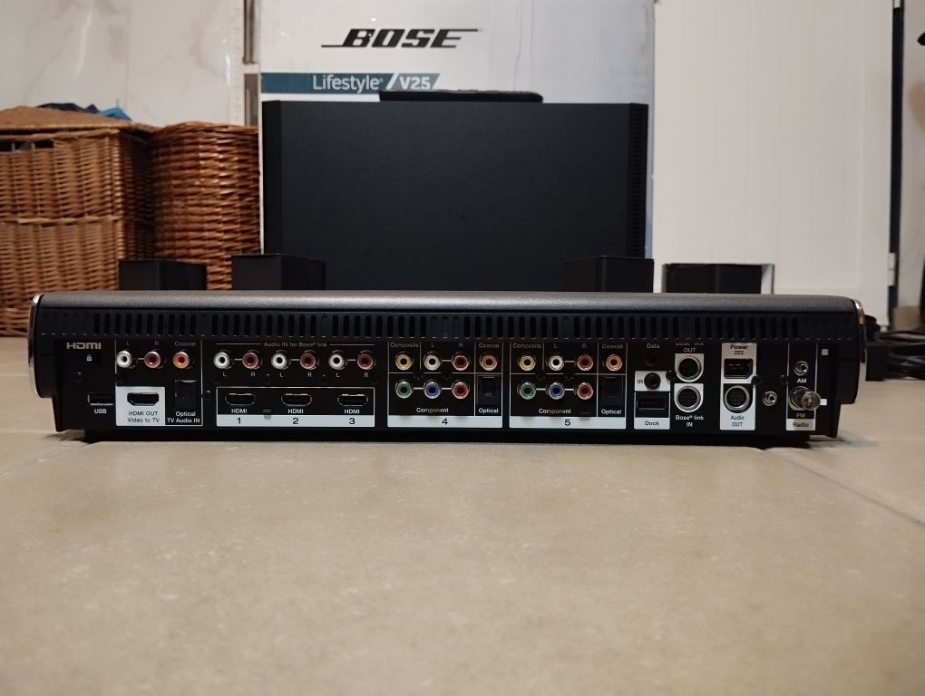 Sistema BOSE Completo V35 Topo de Gama "Novo"Preto/Branco