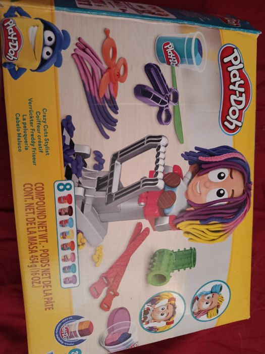 Playdoh cabelo maluco