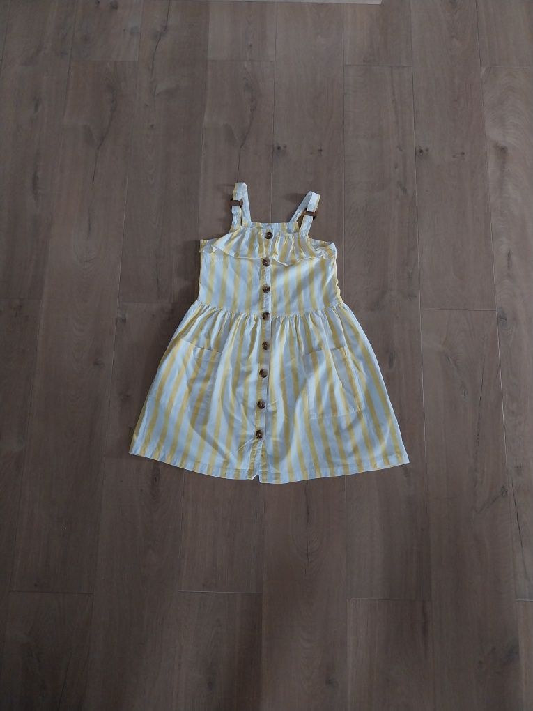 Sukienka Coccodrillo len i bawełna r 146/152