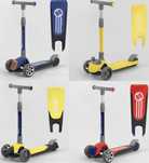 Самокат Best Scooter, складний руль, 3 колеса PU світло