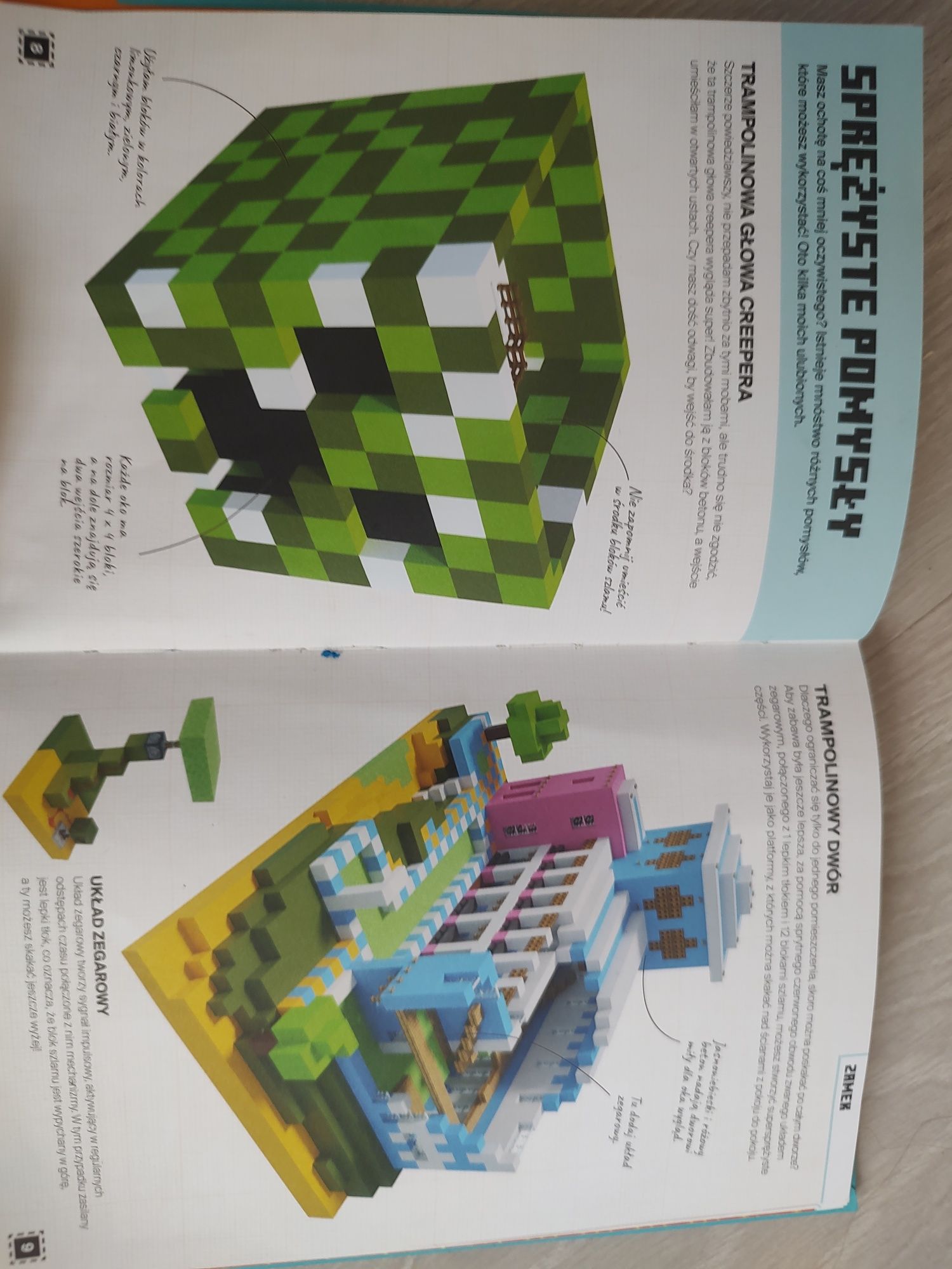 Minecraft - zbuduj lunapark - książka stan bdb