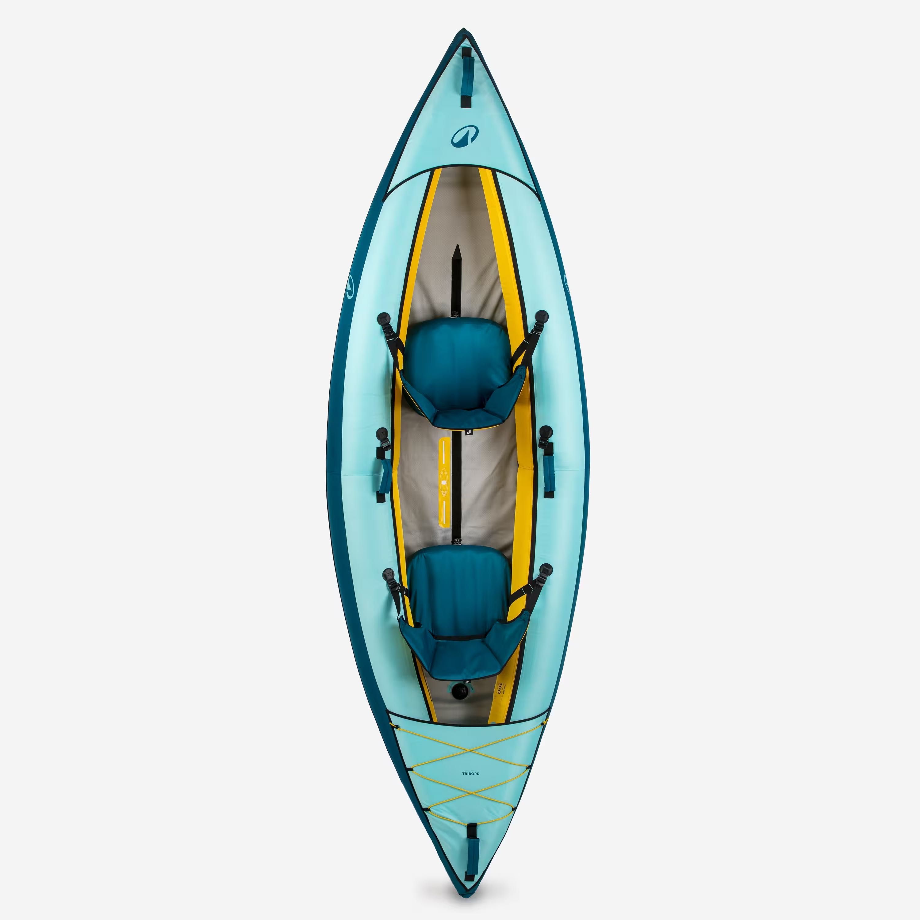 PACK Kayak 2 Lugares + Pagaias + Coletes + Bomba