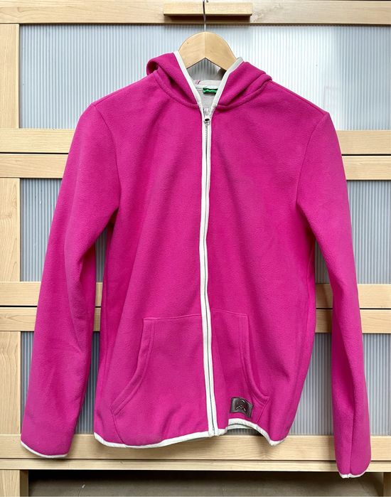 Różowy polar Benetton 13/14 lat nowy