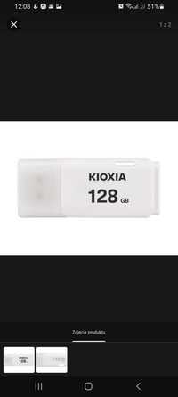 KIOXIA 128GB Hayabusa U202 USB 2.0 biały paragon zakupu