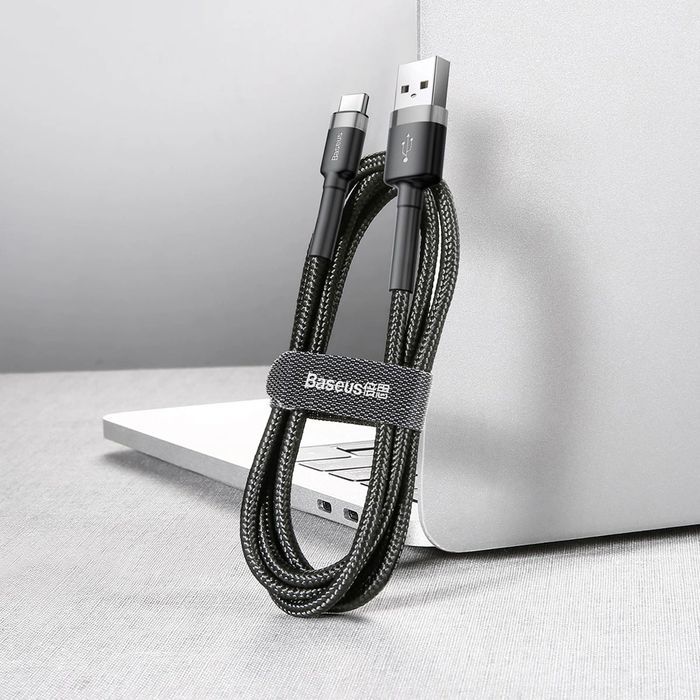 Baseus Cafule wytrzymały kabel przewód USB / USB-C QC 3.0 3A 0,5 m
